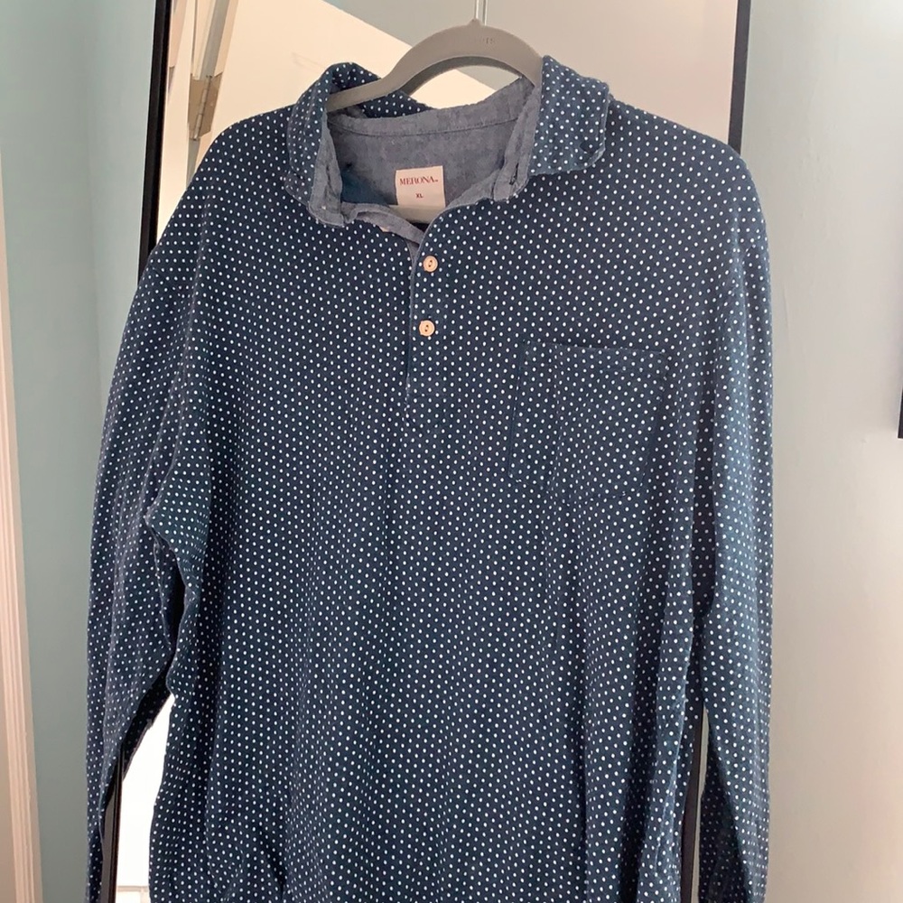 Casual polka dot long sleeve